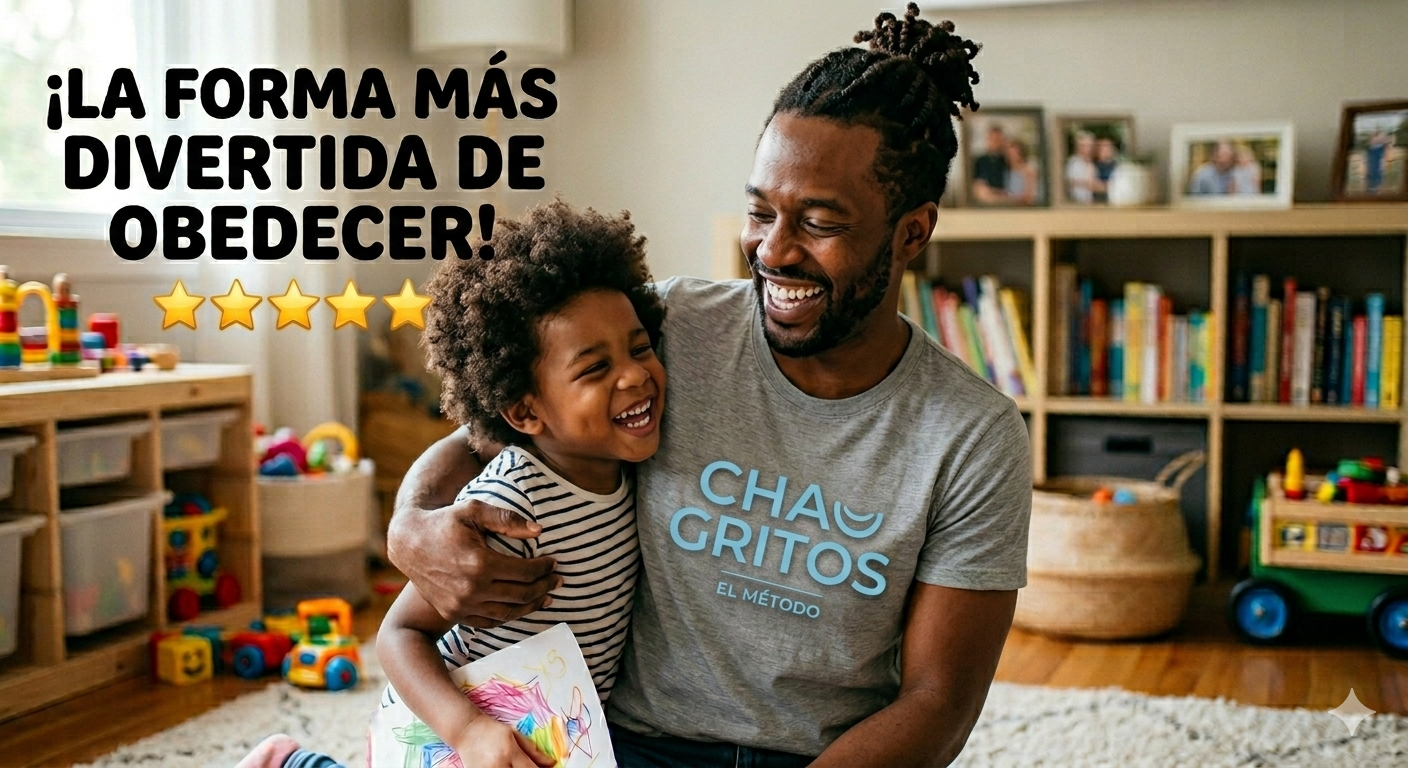La forma más divertida de obedecer — padre e hijo riendo juntos